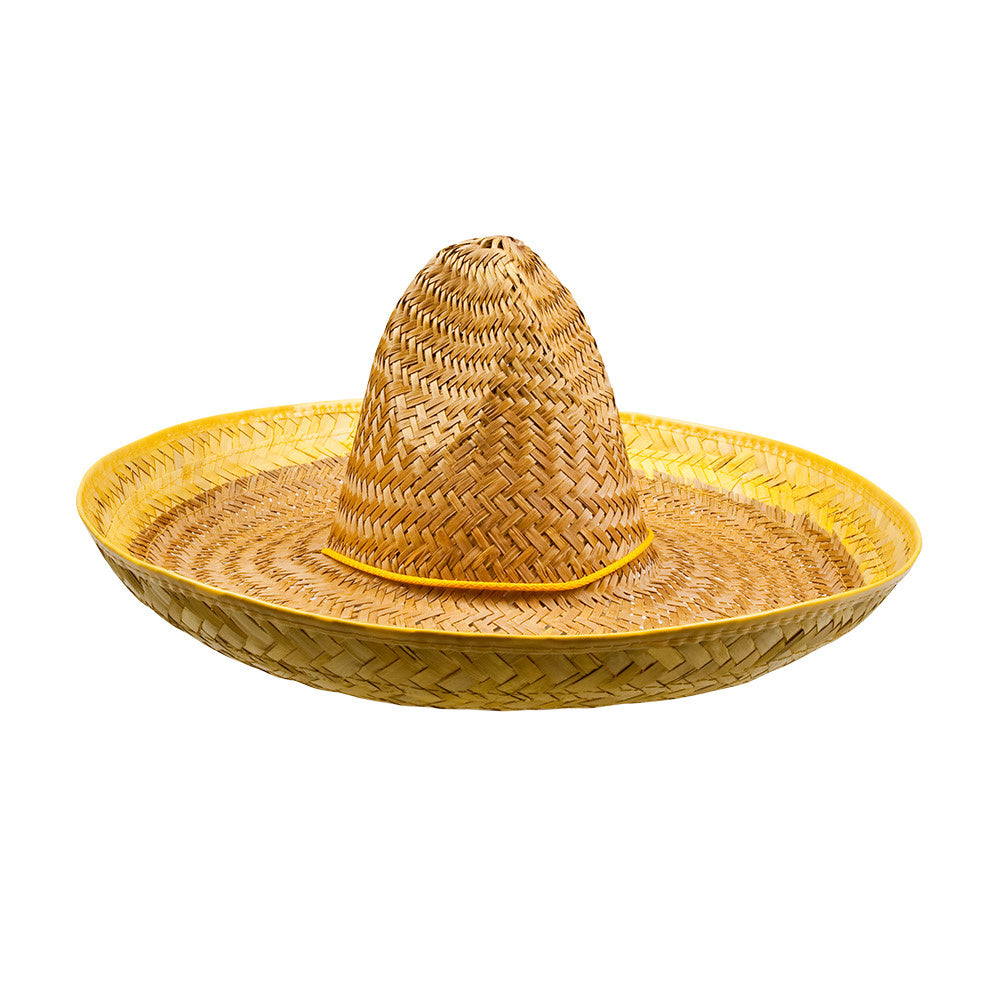 Mooie sombrero Viva Mexico in de kleur geel