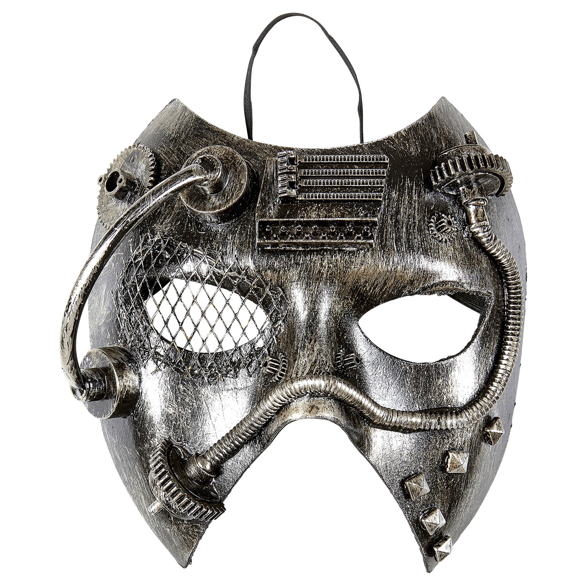 Steampunk Masker Zilver | One Size