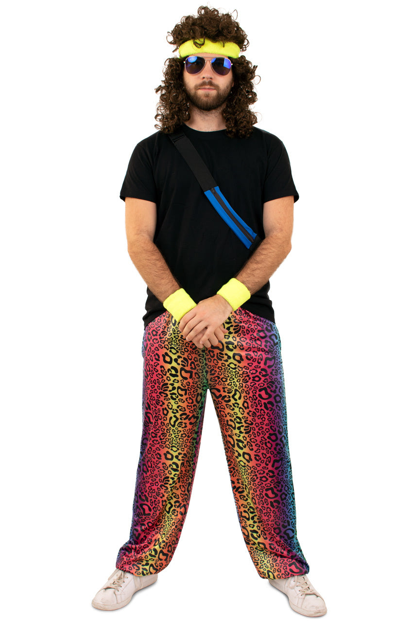 Trainingsbroek neon panter unisex