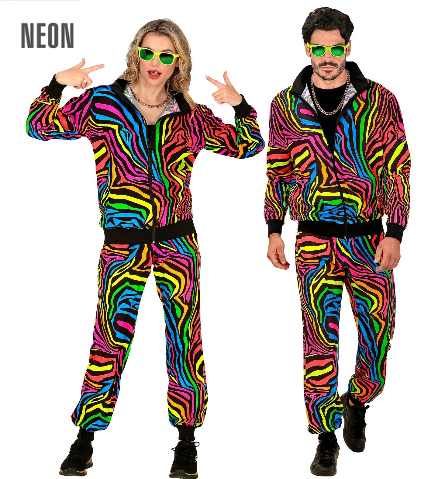 Trainingspak Neon Regenboog | M