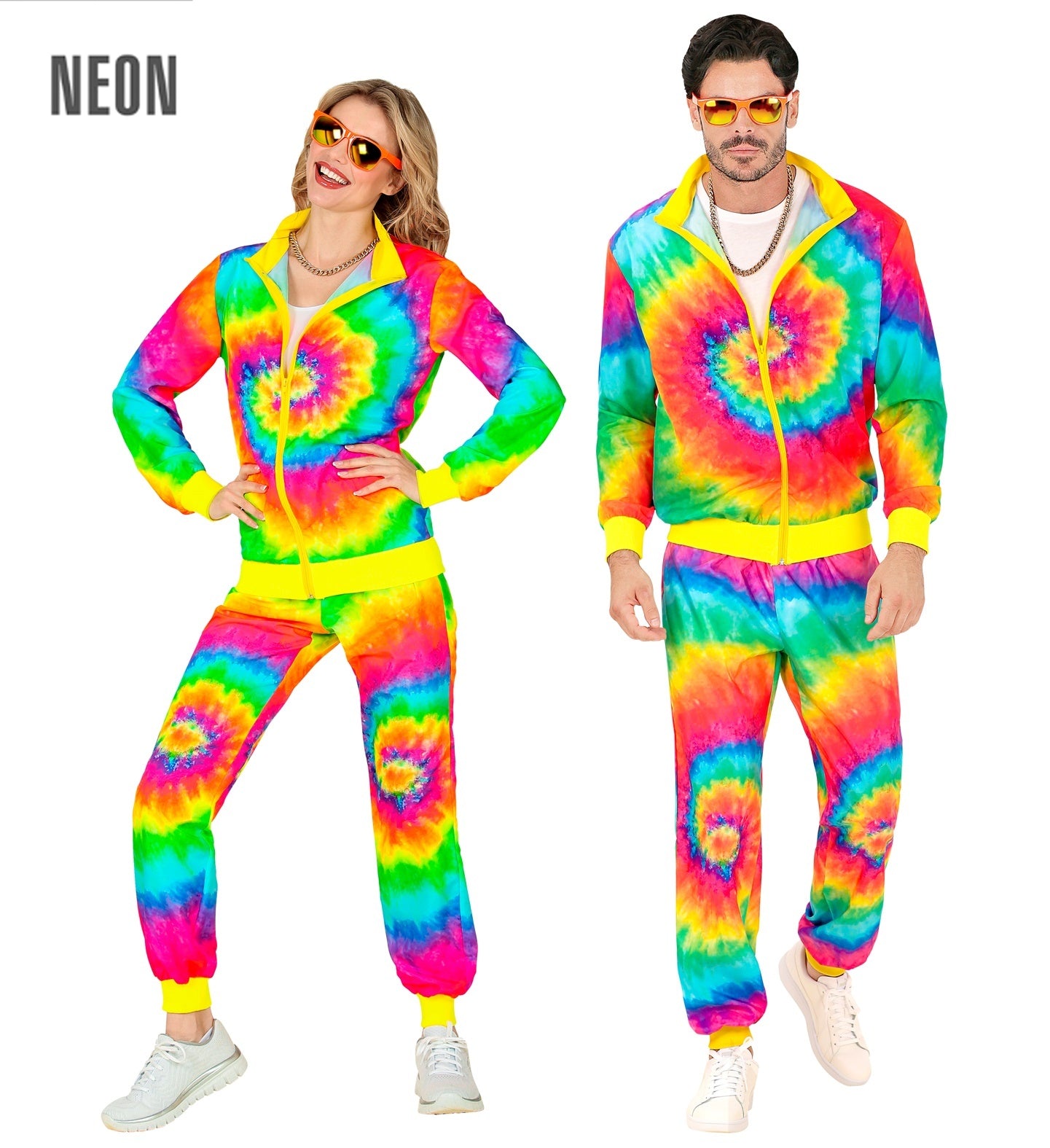 Trainingspak Hippie Neon Tie Dye | S