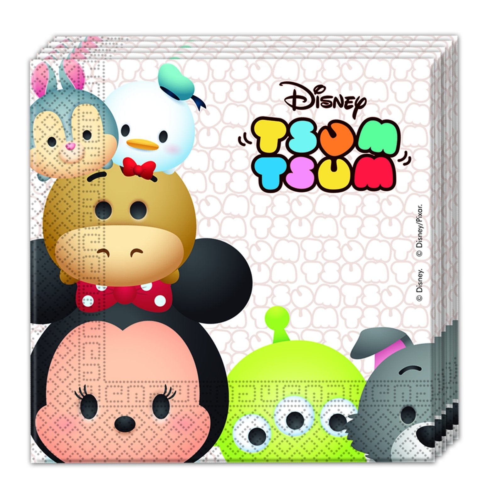 Leuke Tsum Tsum  papieren servetten 33x33cm