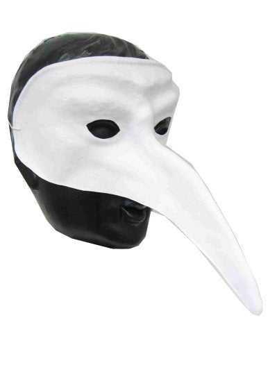 Snavelmasker Venetie wit