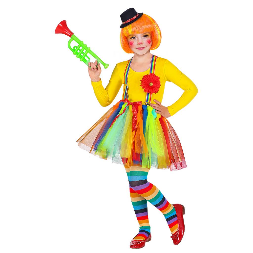 Leuke verkleedset clown voor kinderen 110cm