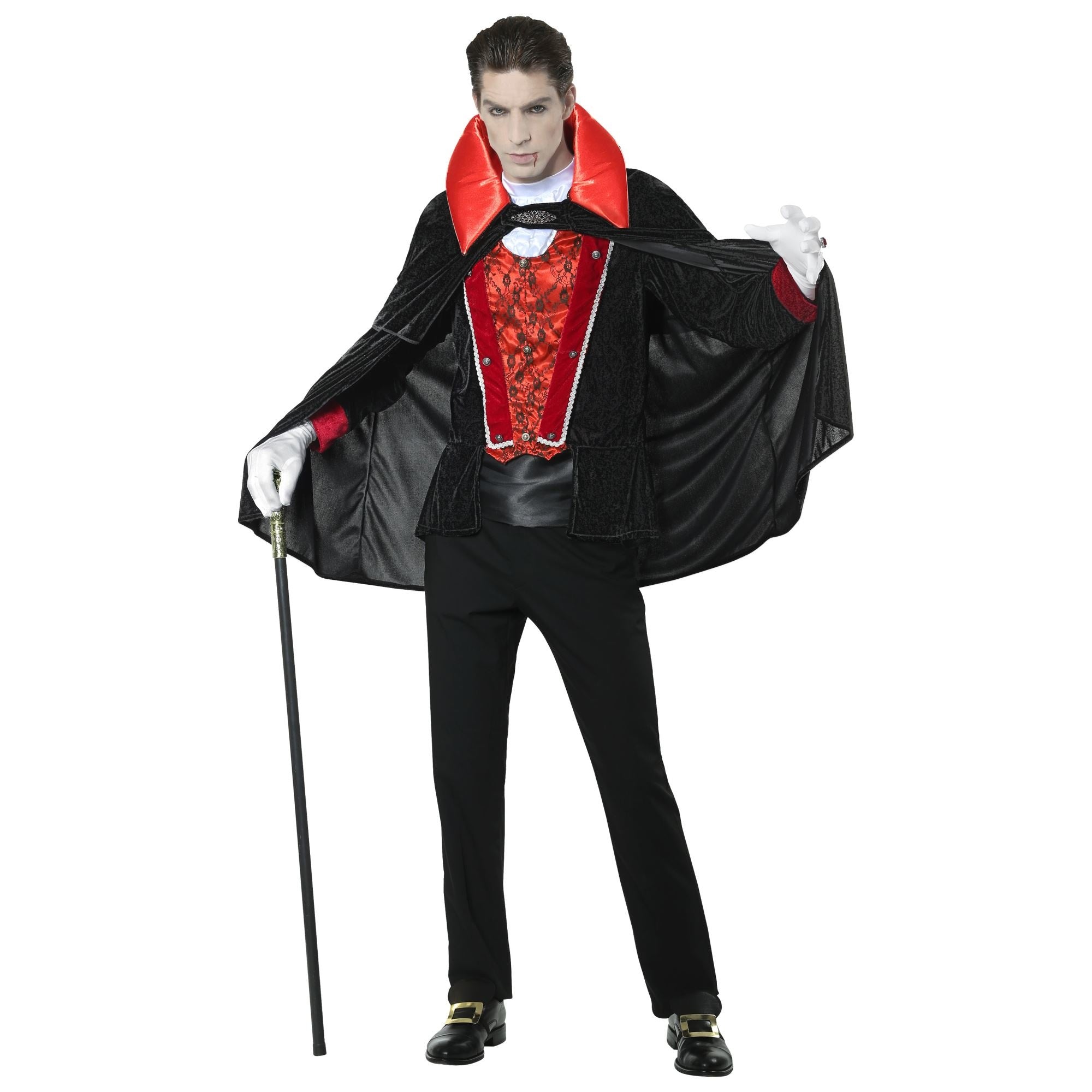 Vampier & Dracula Kostuum | Victoriaanse Vampier Gracio | Man | Medium | Carnaval kostuum | Verkleedkleding