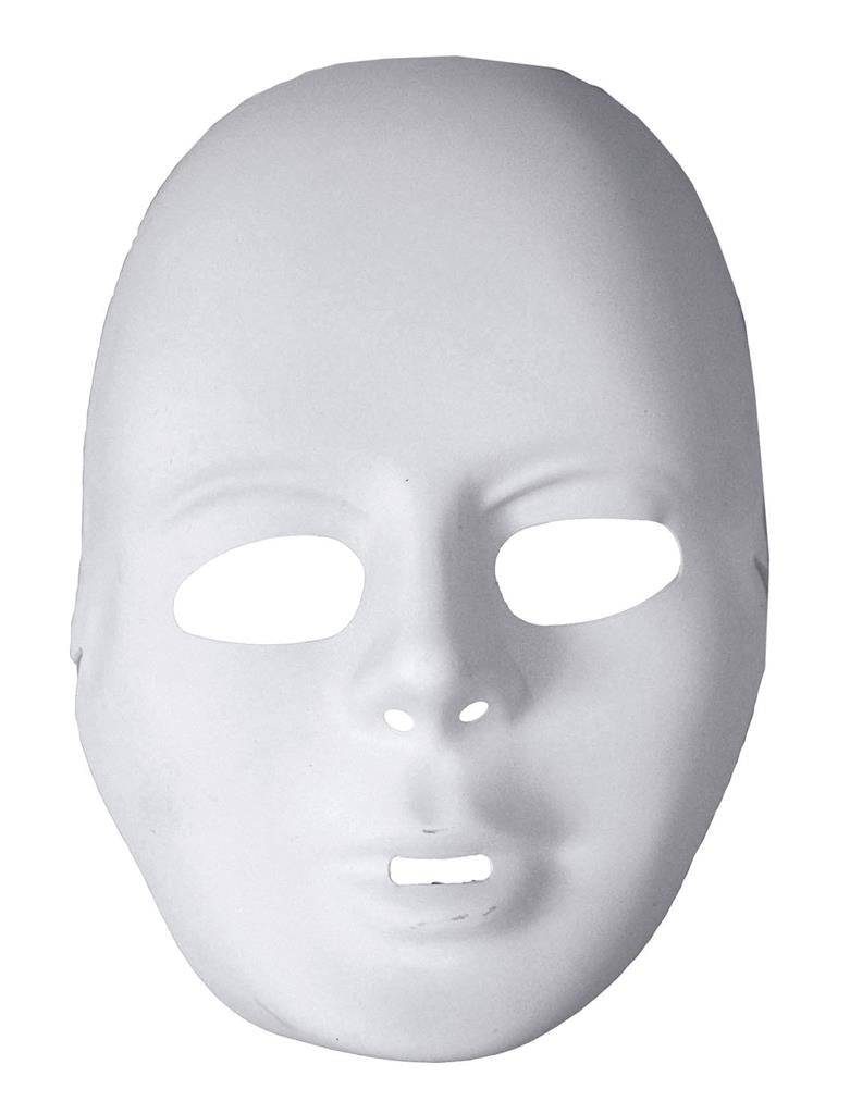 plastiek masker wit