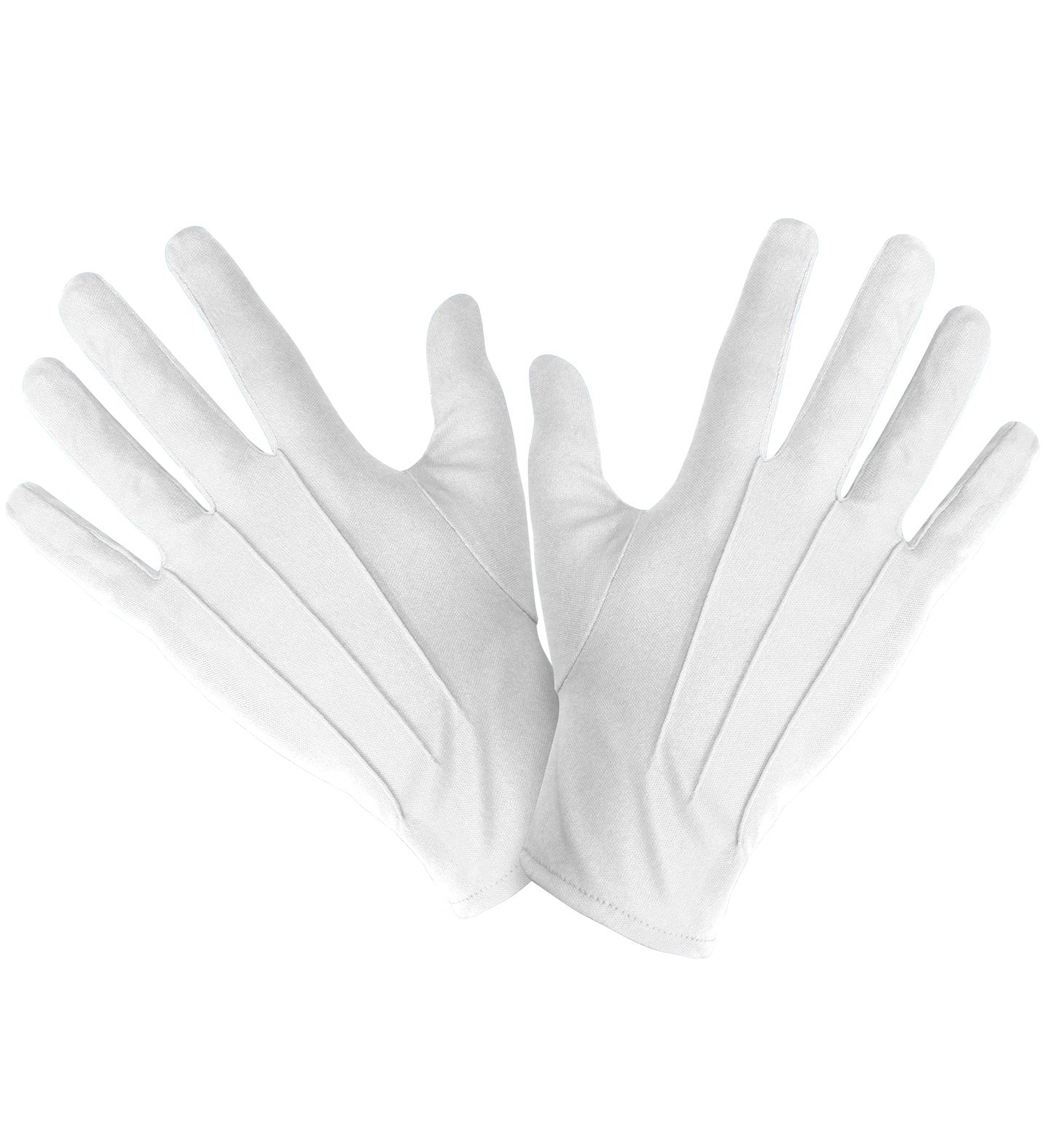 Witte Handschoenen Deluxe Maat M