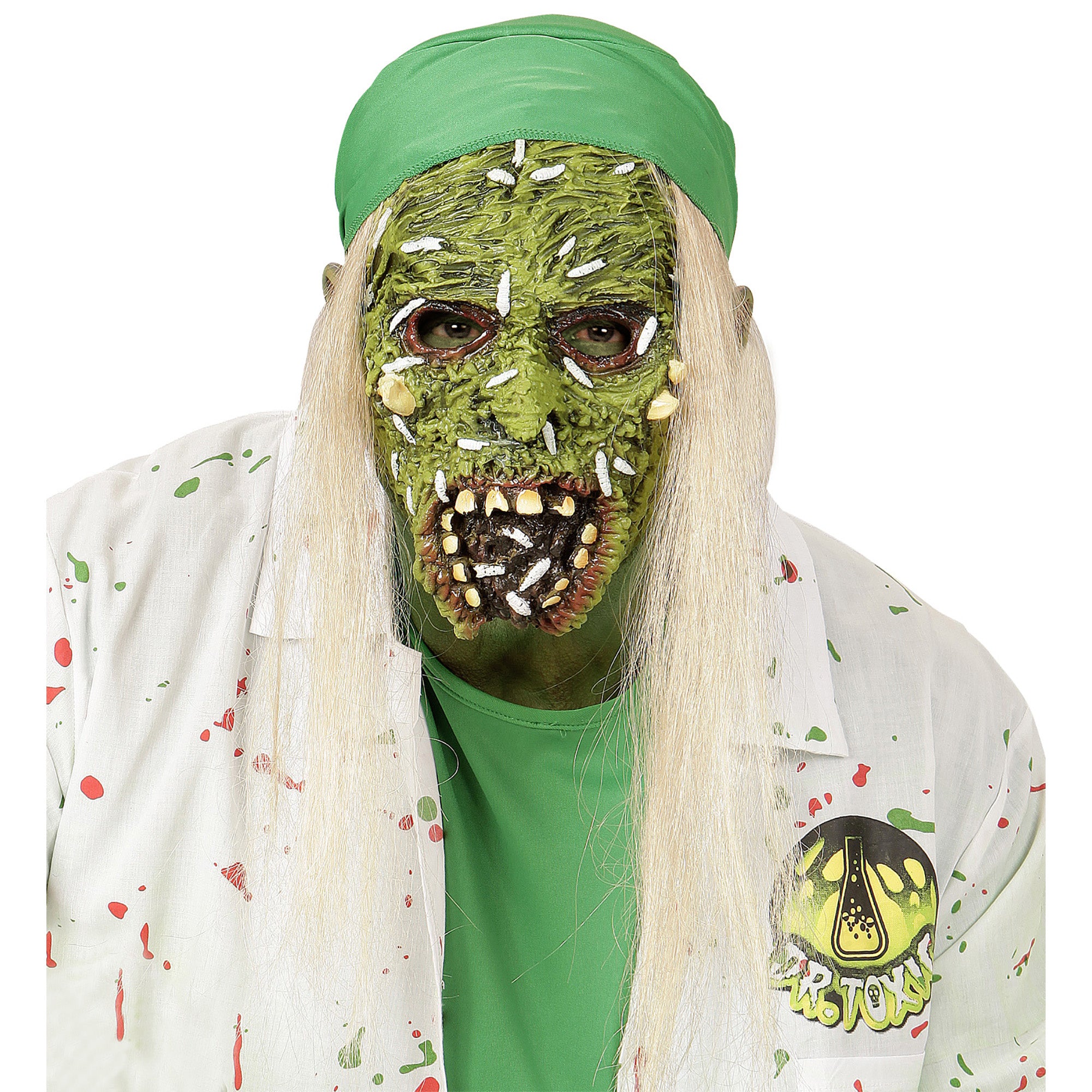 Half gezichtsmasker toxic met haren