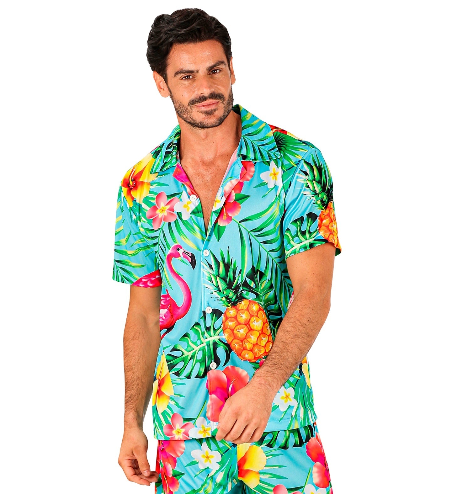 Leuk zomer partyshirt Flamingo