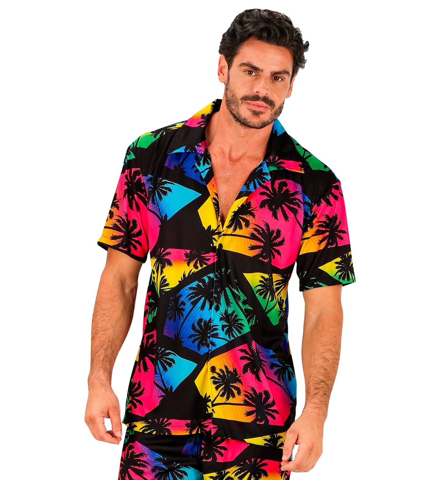 Leuk zomer partyshirt Palmtrees