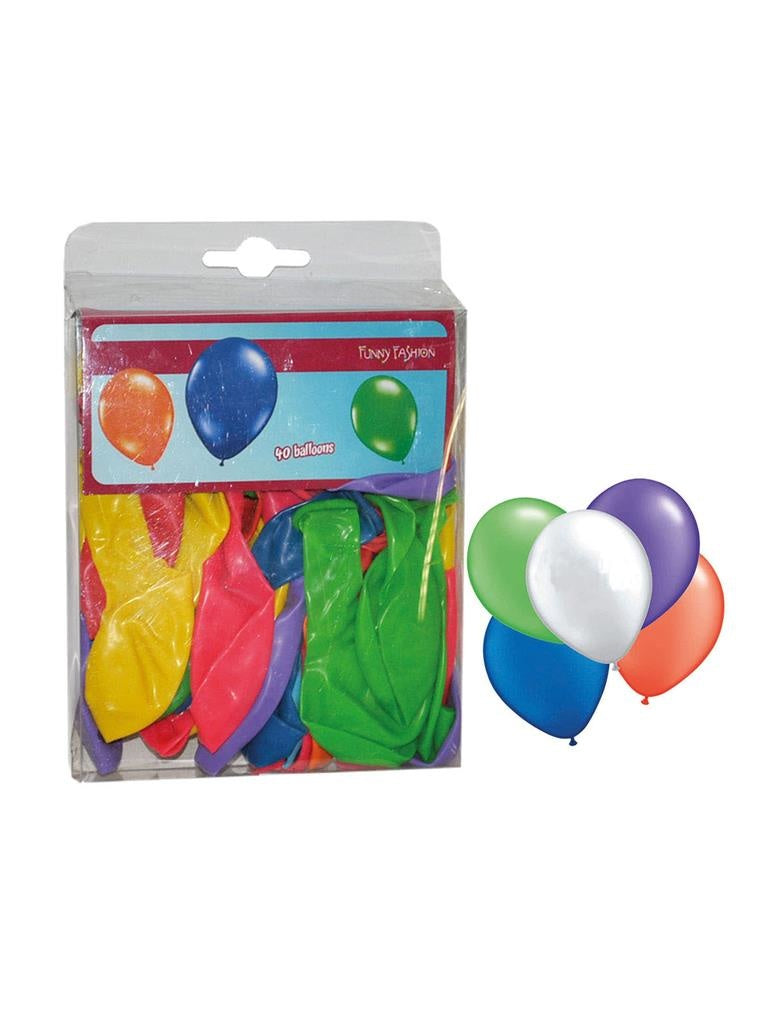Mooie gekleurde latex ballonnen 40st
