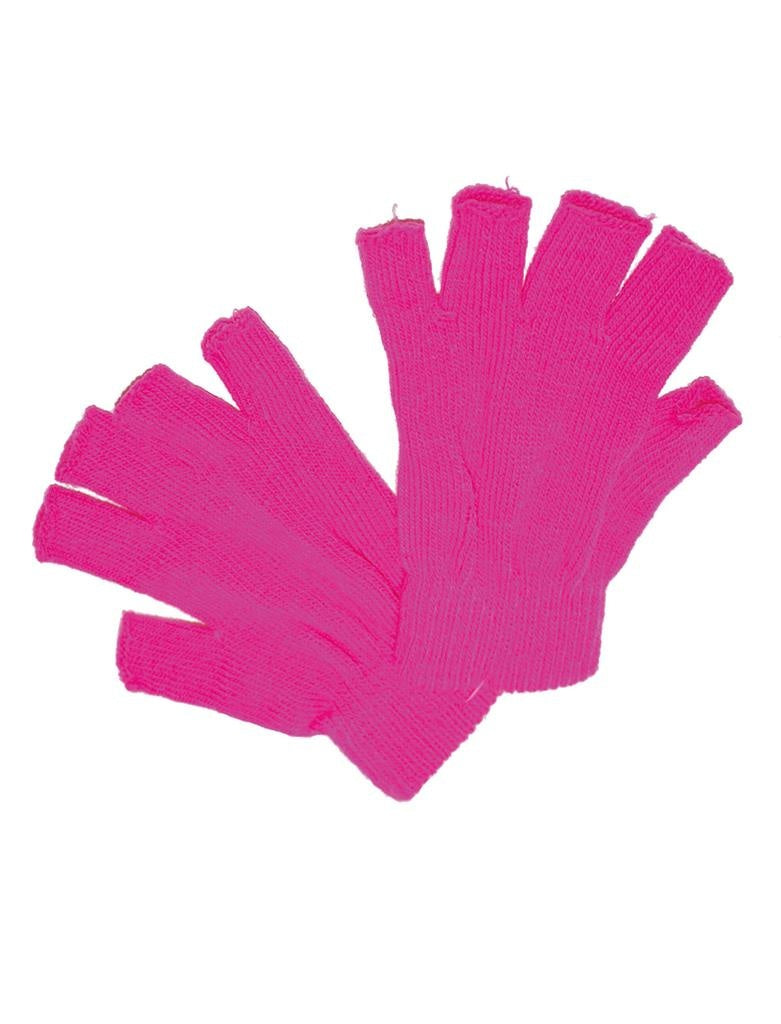 Mooie roze/fuchsia vingerloze handschoenen