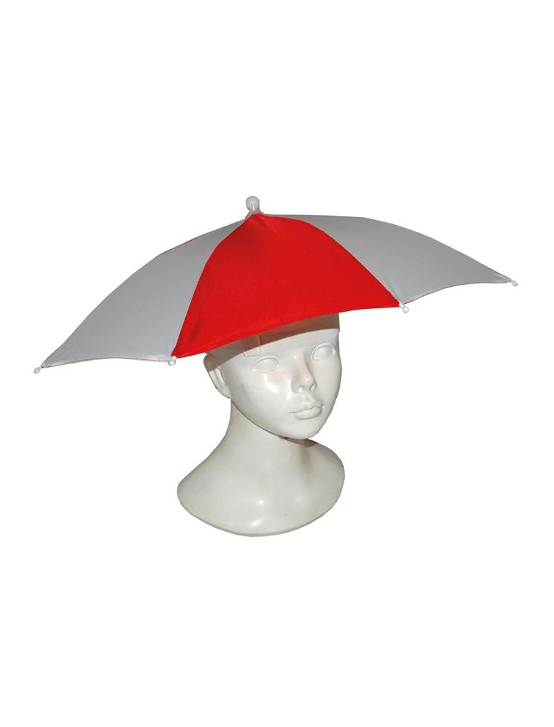 Ruige hoed Brabant paraplu rood wit