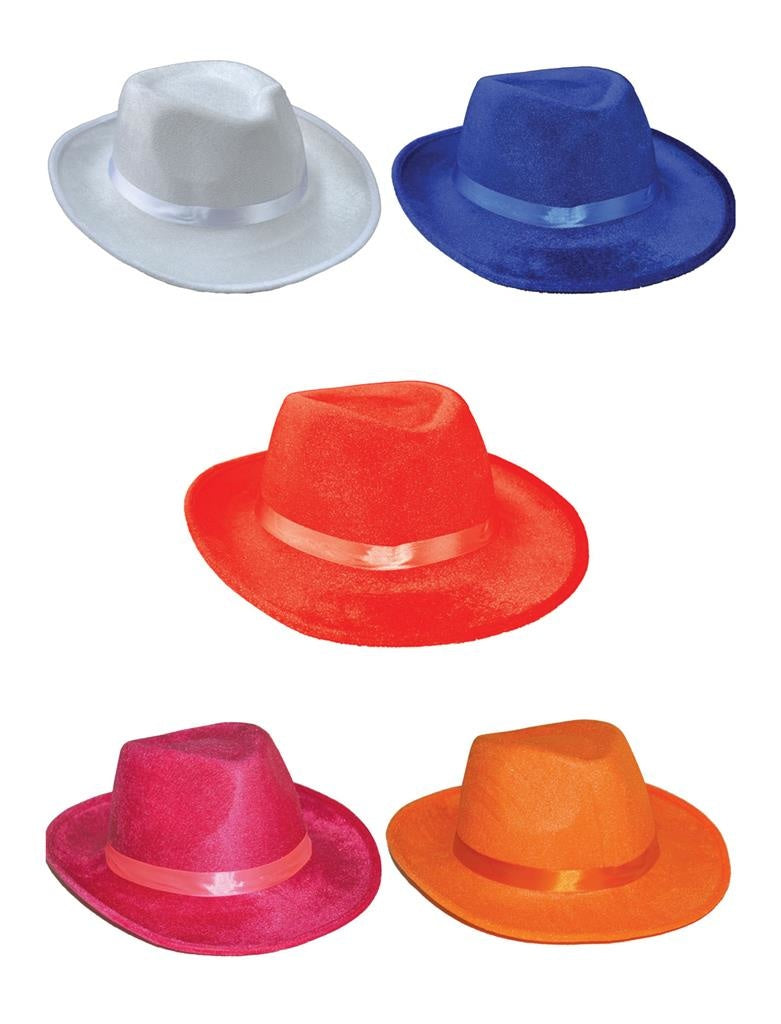 Ruige Blues Brothers hoed in verschillende kleuren