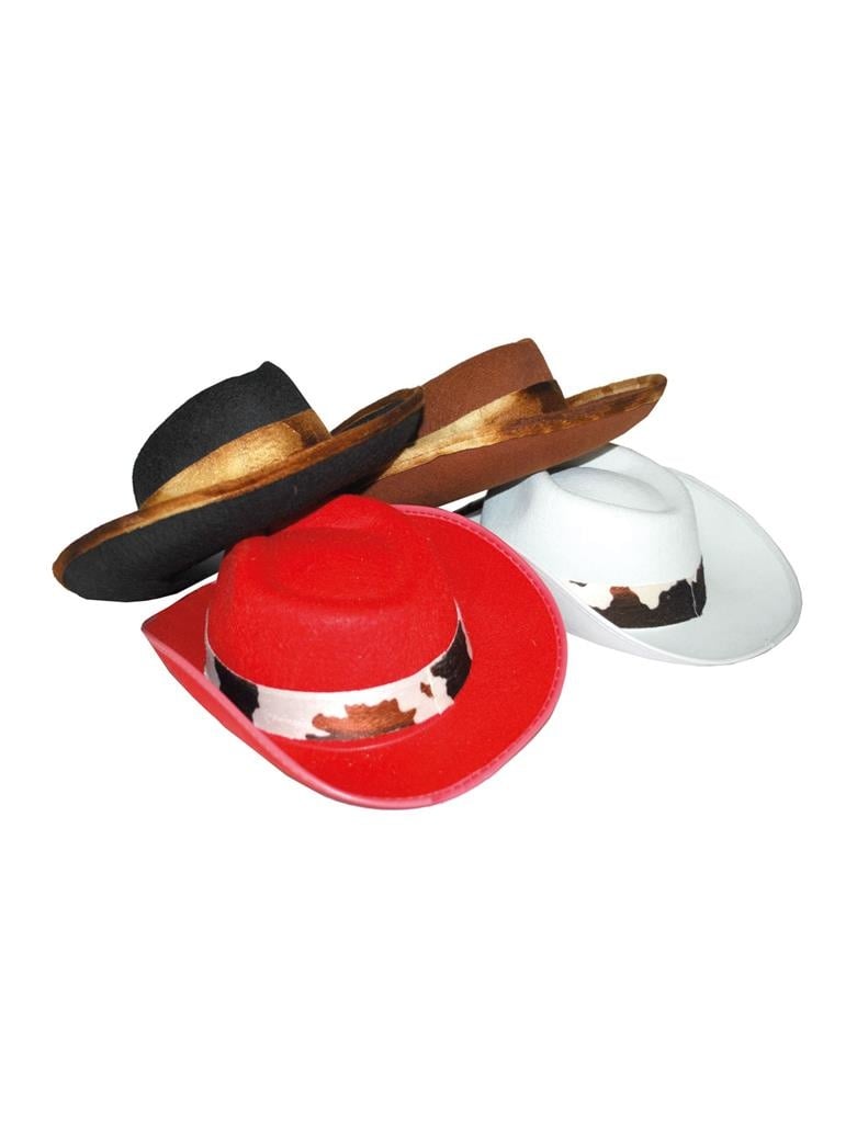 Leuke cowboyhoed Kees kind in vier kleuren