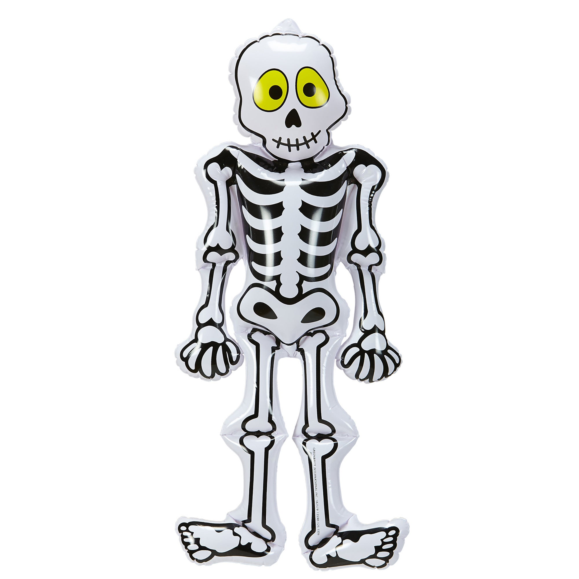 Griezelige opblaasbare skeletten voor Halloween
