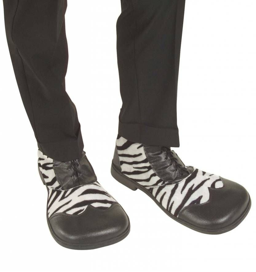 Carnavalsspullen: Party schoenen zebra