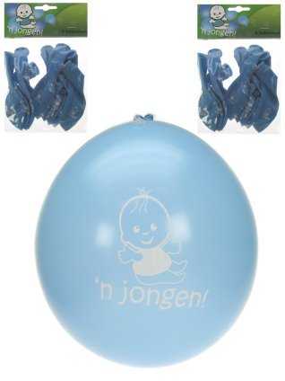 Geboorteballon hoera jongen