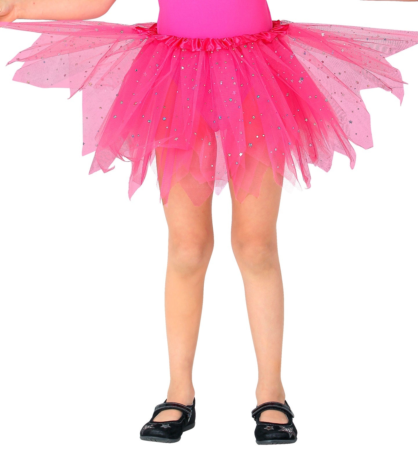 Widmann - Dans & Entertainment Kostuum - Ballet Prinses Rosa Tutu 30 Centimeter Roze Meisje - roze - One Size - Carnavalskleding - Verkleedkleding