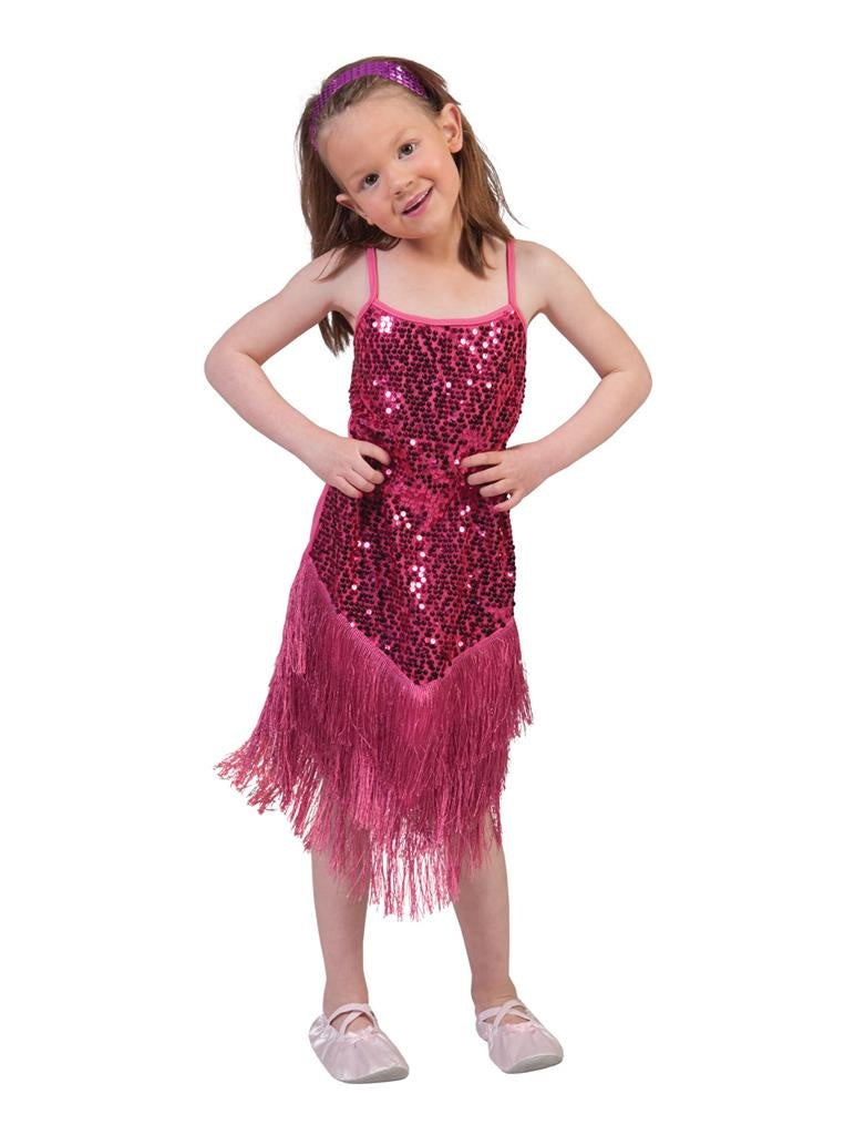 Flapper Disco Jurkje pink