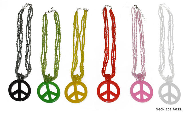 Leuke roze hippie ketting