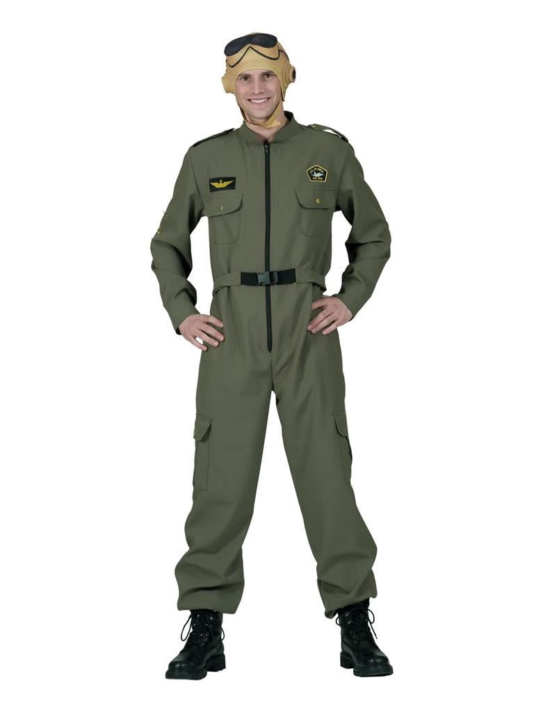 Carnavalskleding: Topgun Randy vliegenier uniform