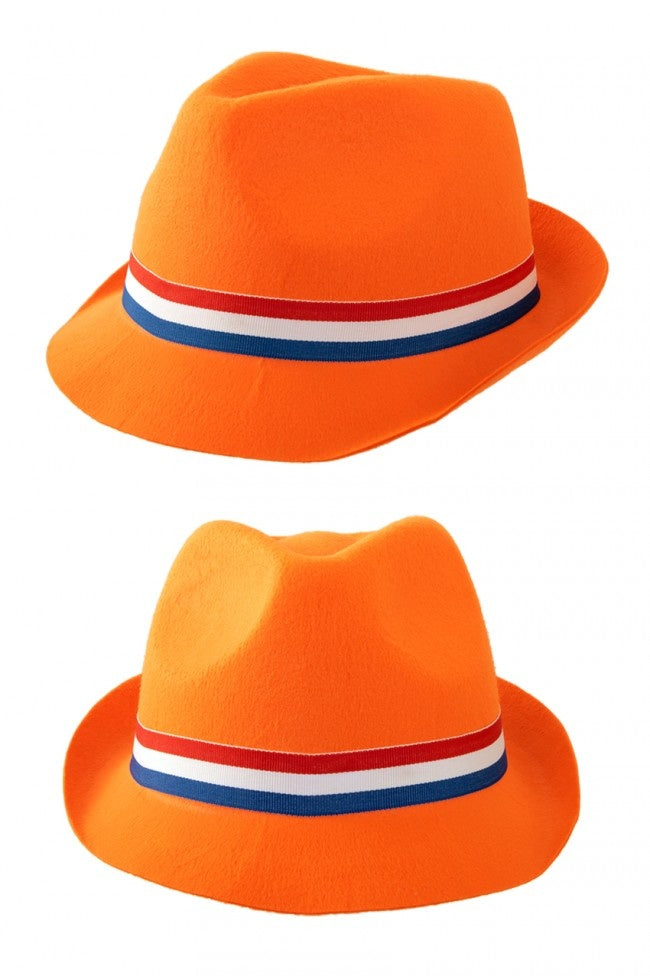 Oranje hoed vilt