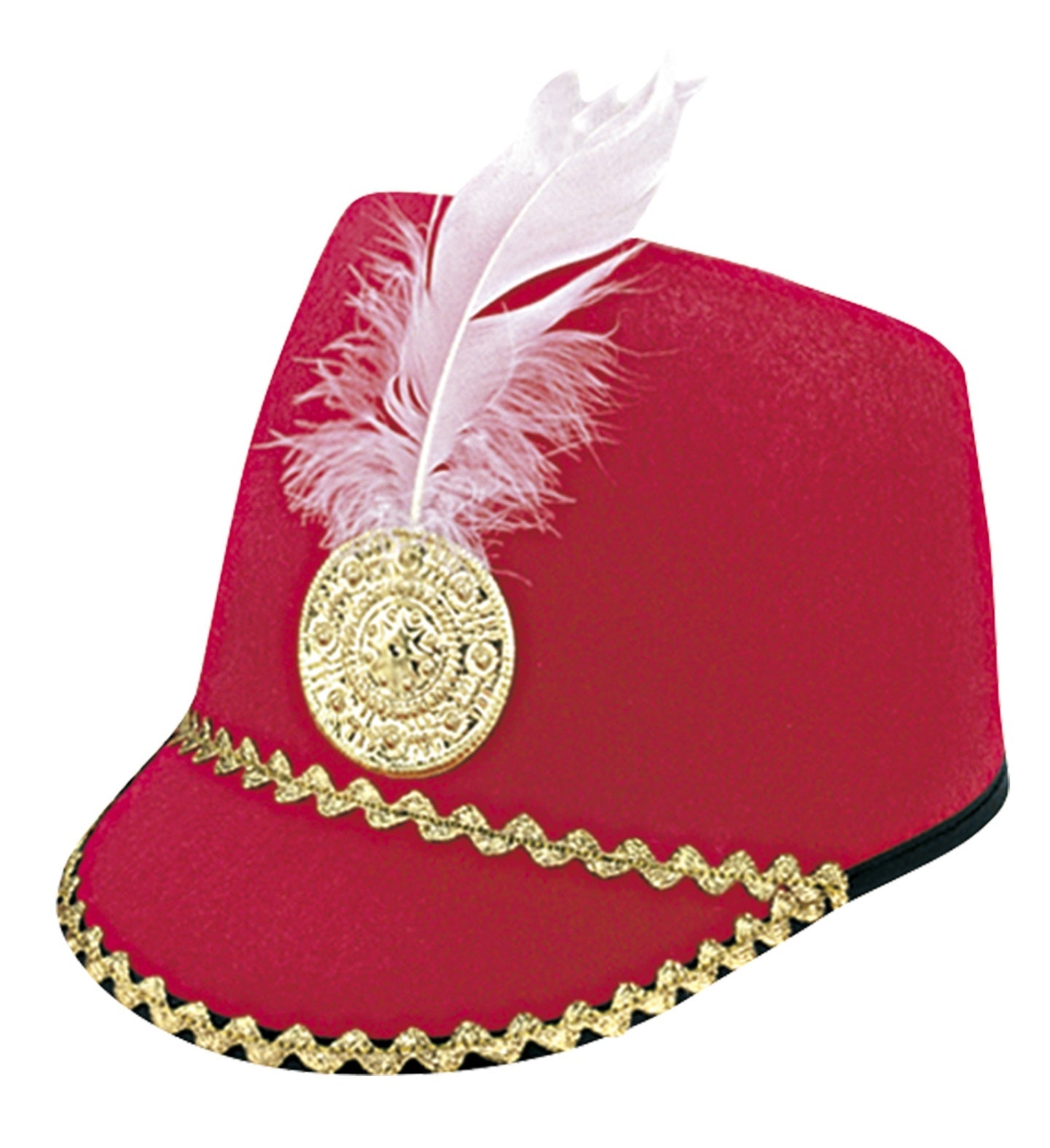 Rode majoretten hoed vilt