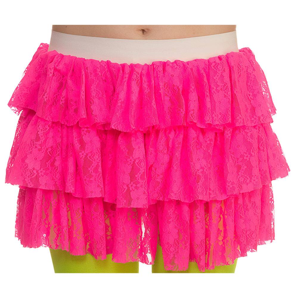 Disco tutu rok in de kleur fuchsia