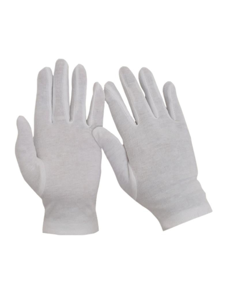 Mooie effen witte handschoenen