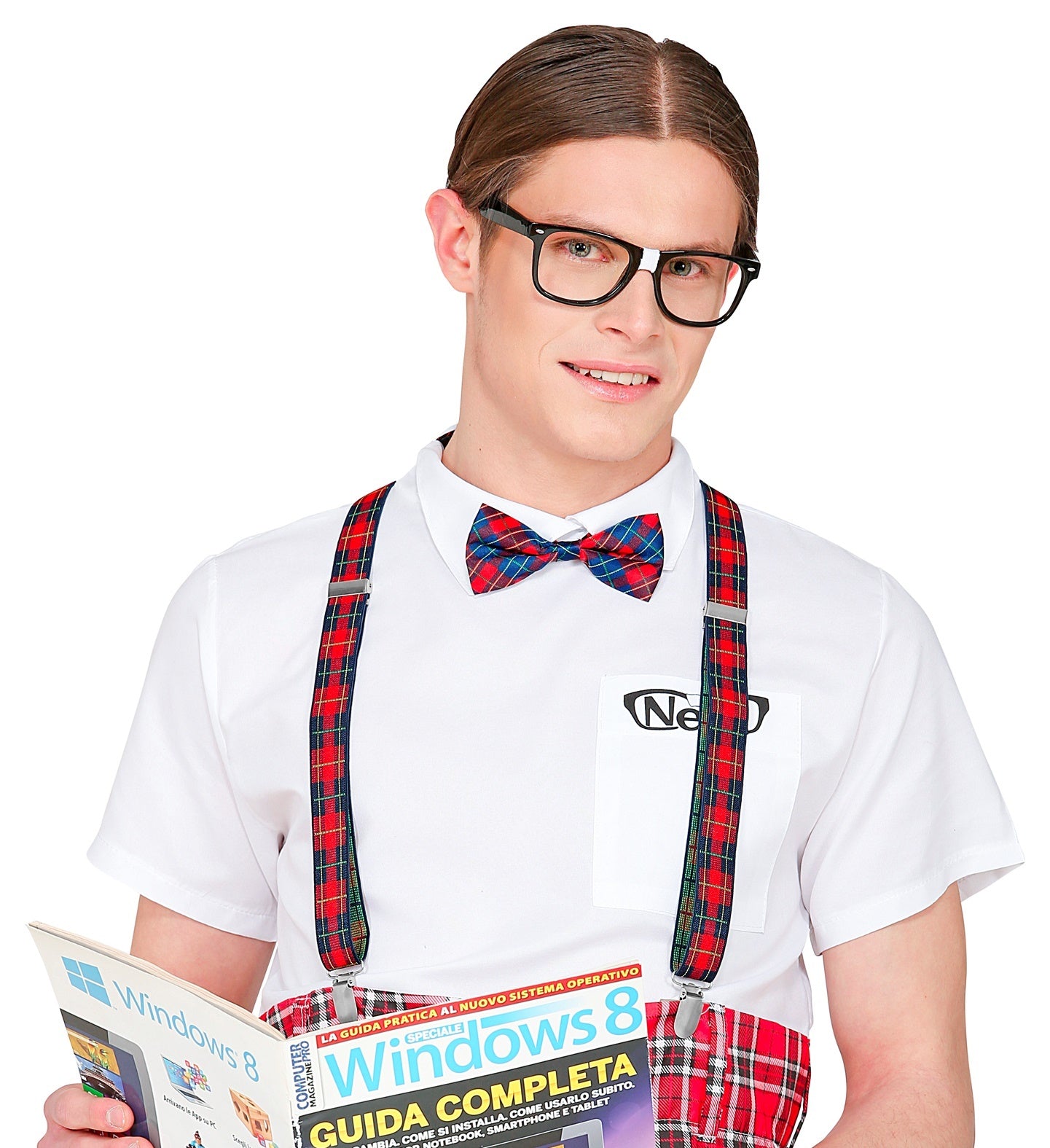 Nerd verkleedset schooljongen