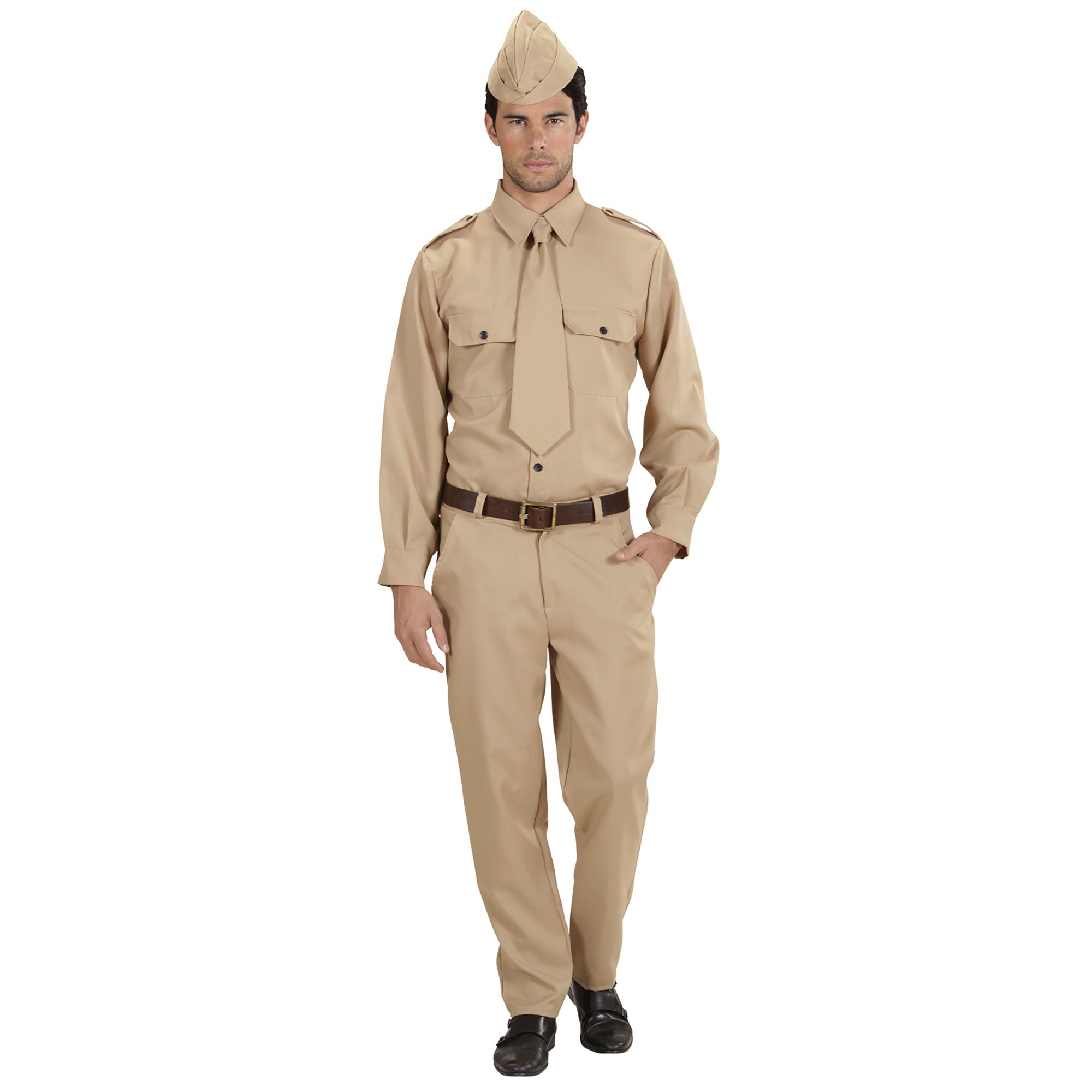 "Amerikaans soldatenkostuum voor volwassenen - Verkleedkleding - Medium"
