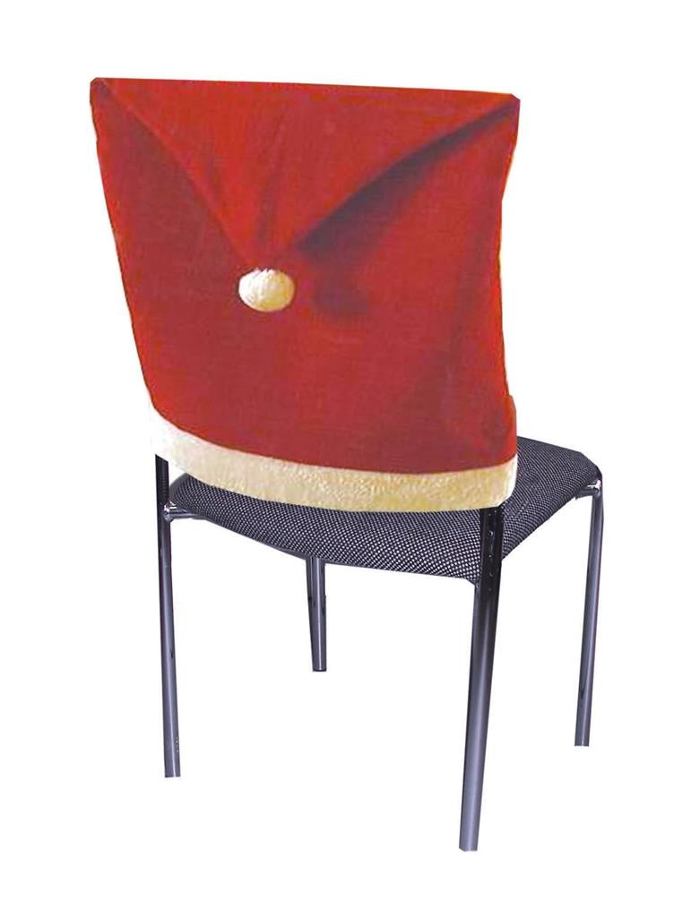 ESPA - Set van 4 rode stoelhoezen voor Kerst