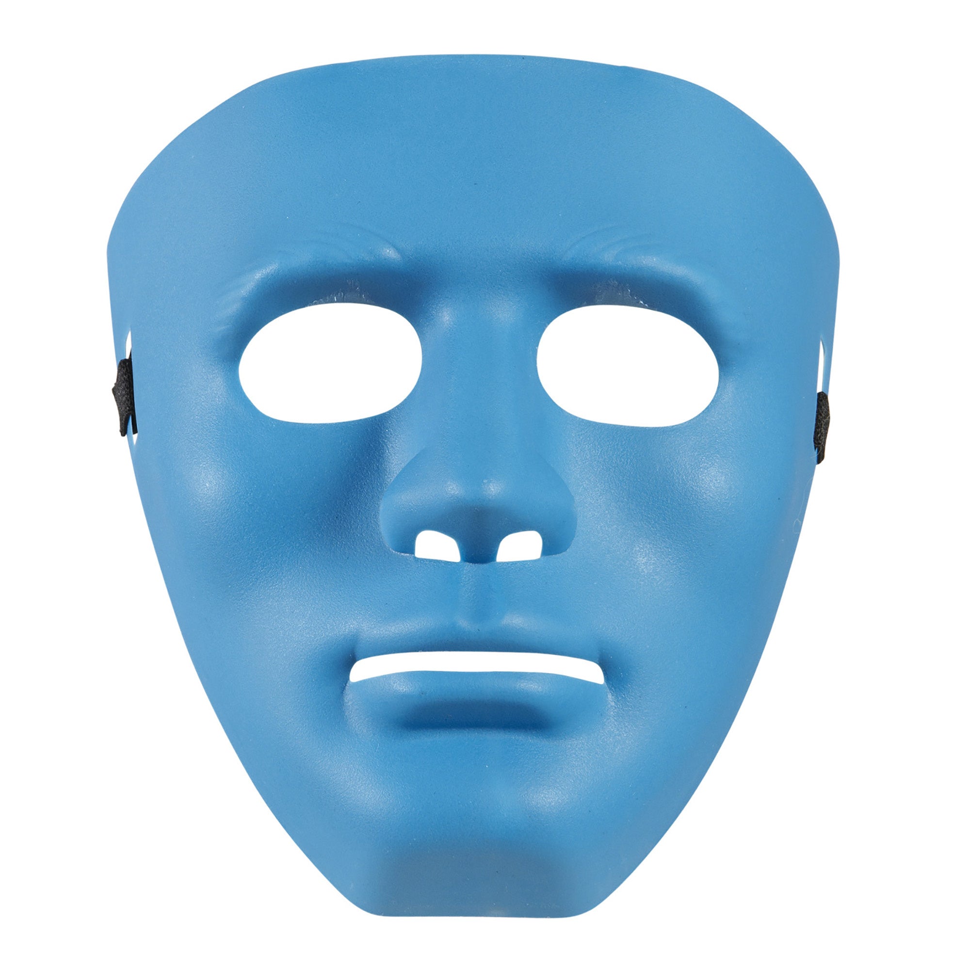 Anonymous masker in blauw voor carnaval