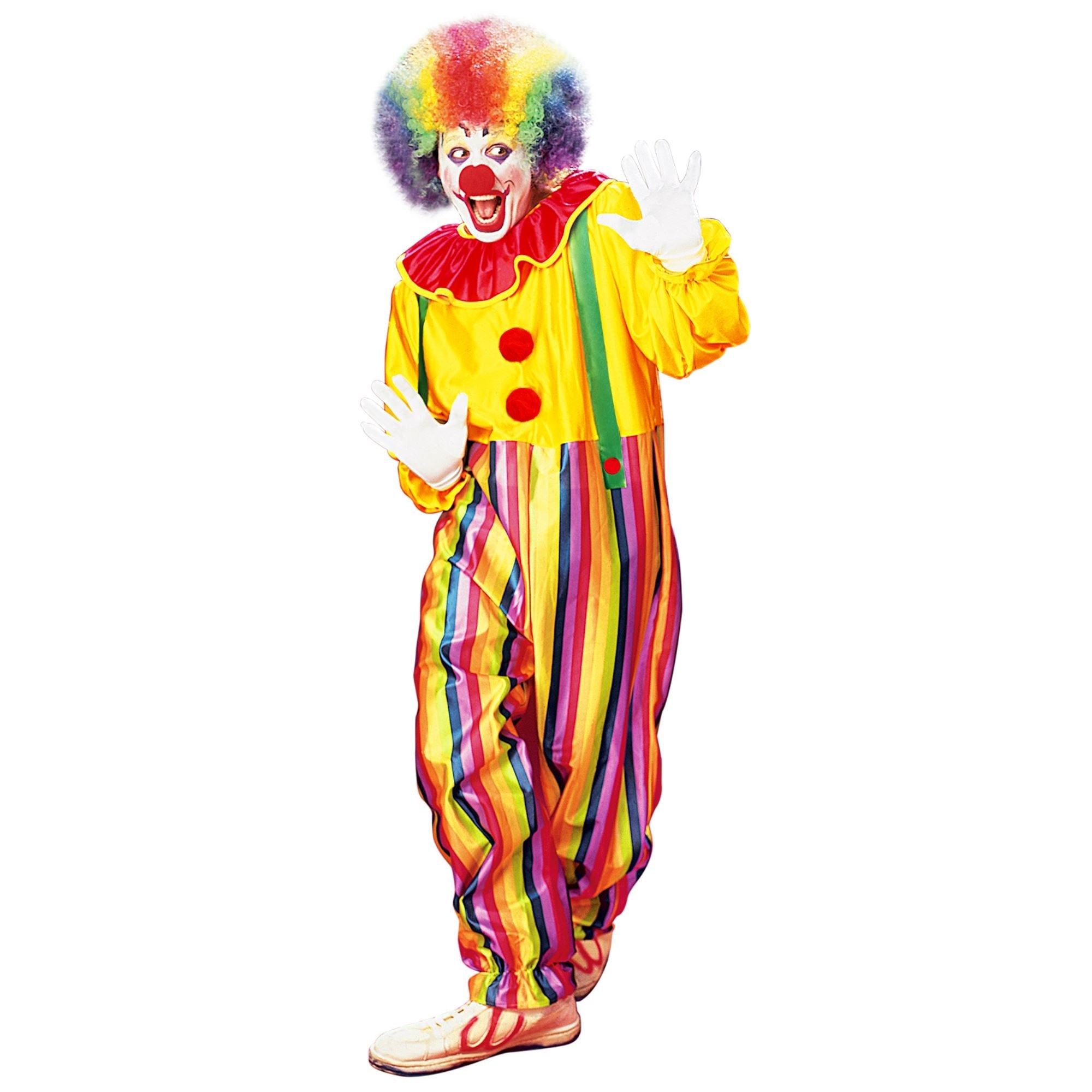 Clown & Nar Kostuum | Funny Clown Circus Kostuum Man | Small | Carnaval kostuum | Verkleedkleding