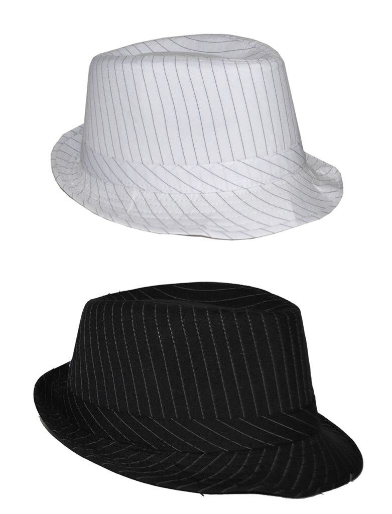 Ruige Fedora hoed in twee kleuren