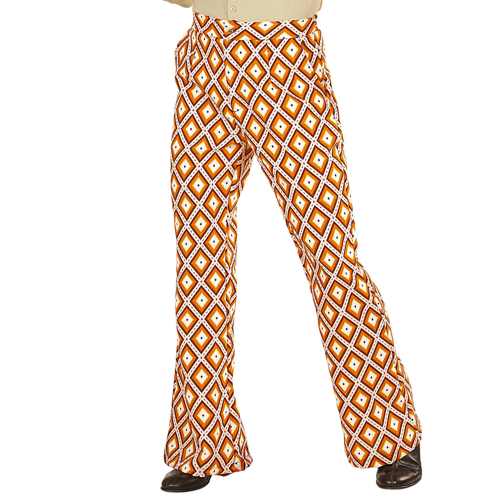 WIDMANN - Groovy jaren 70 broek voor mannen - L / XL