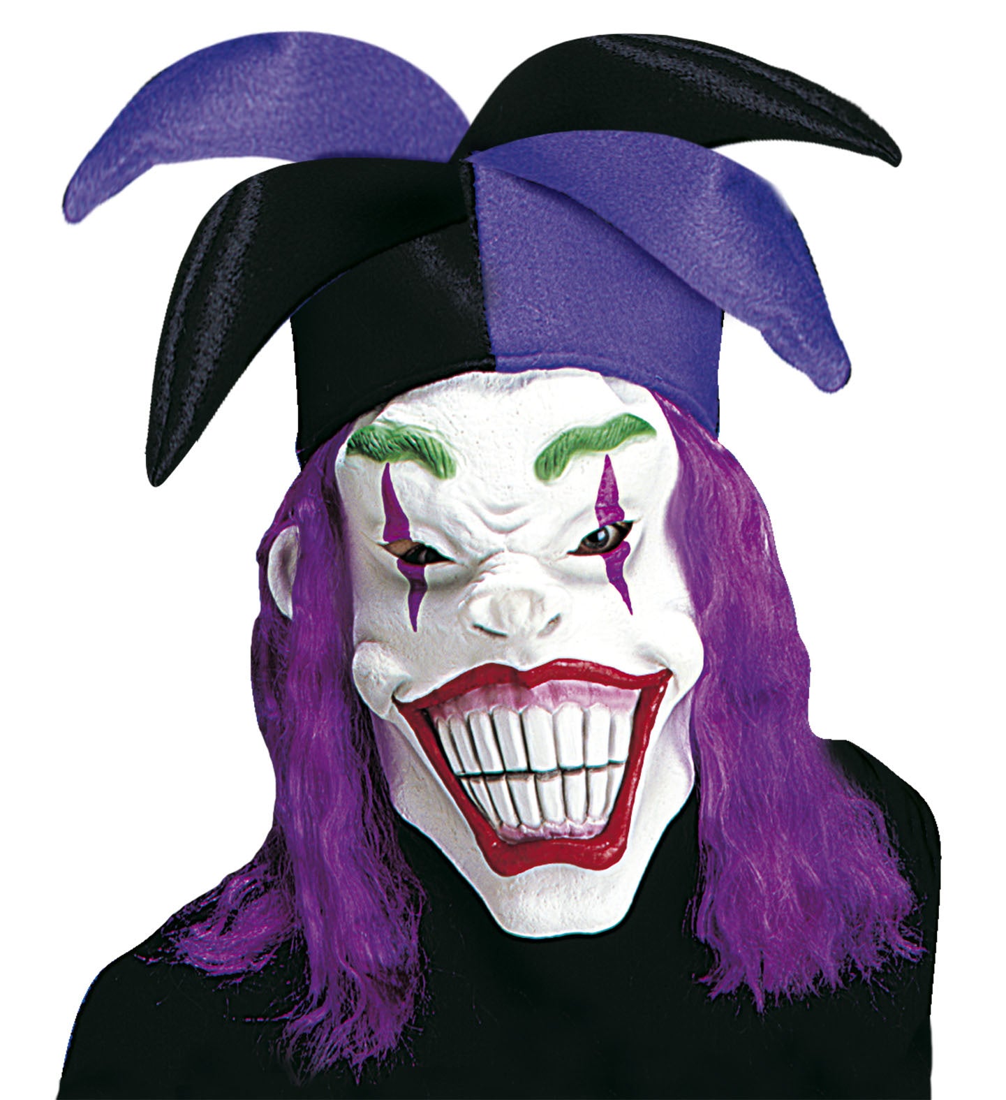 Masker Joker Met Haar En Hoed | One Size