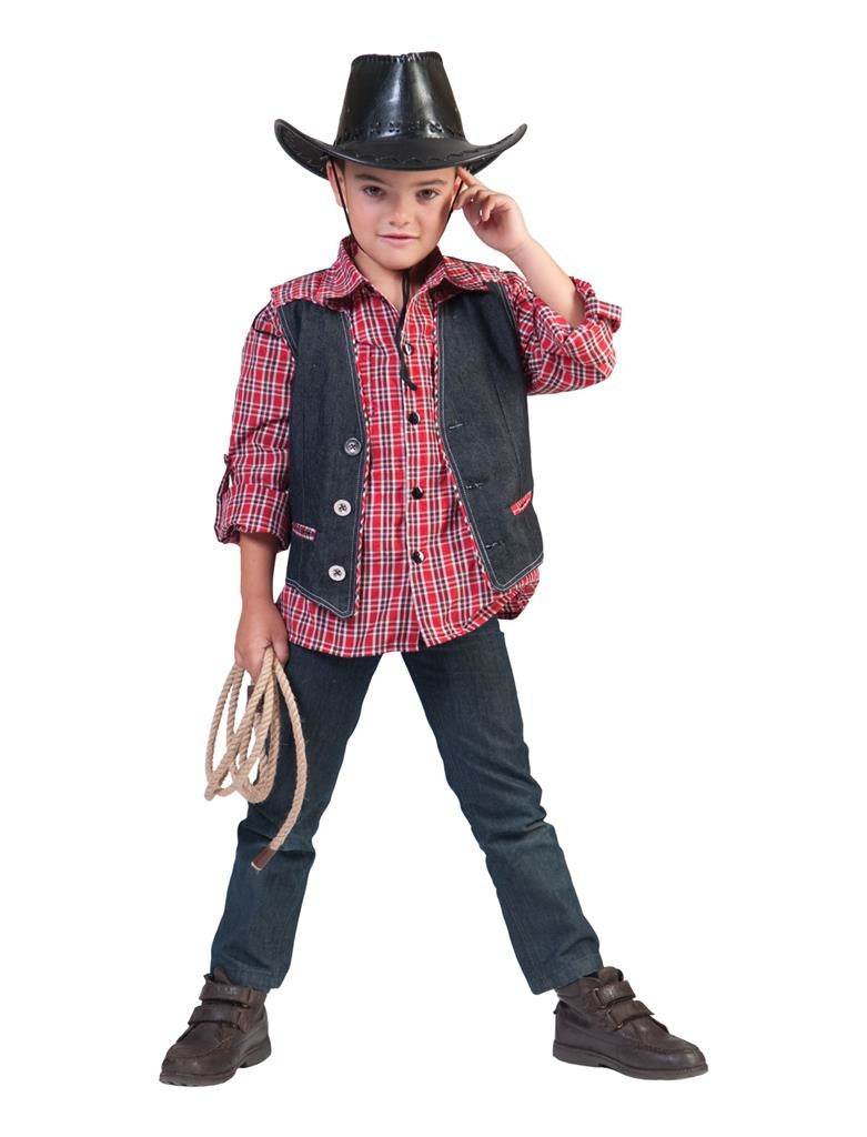 Cowboy Denim Gilet Kind Jongen