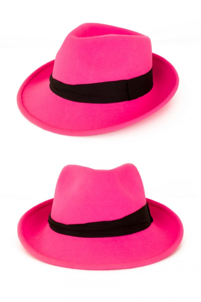 Al Capone hoed wolvilt pink Maat 61
