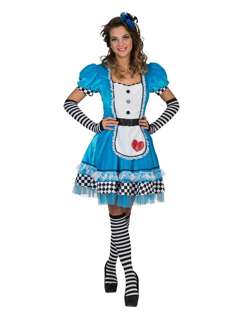 Alice In Wonderland Jurk Dames
