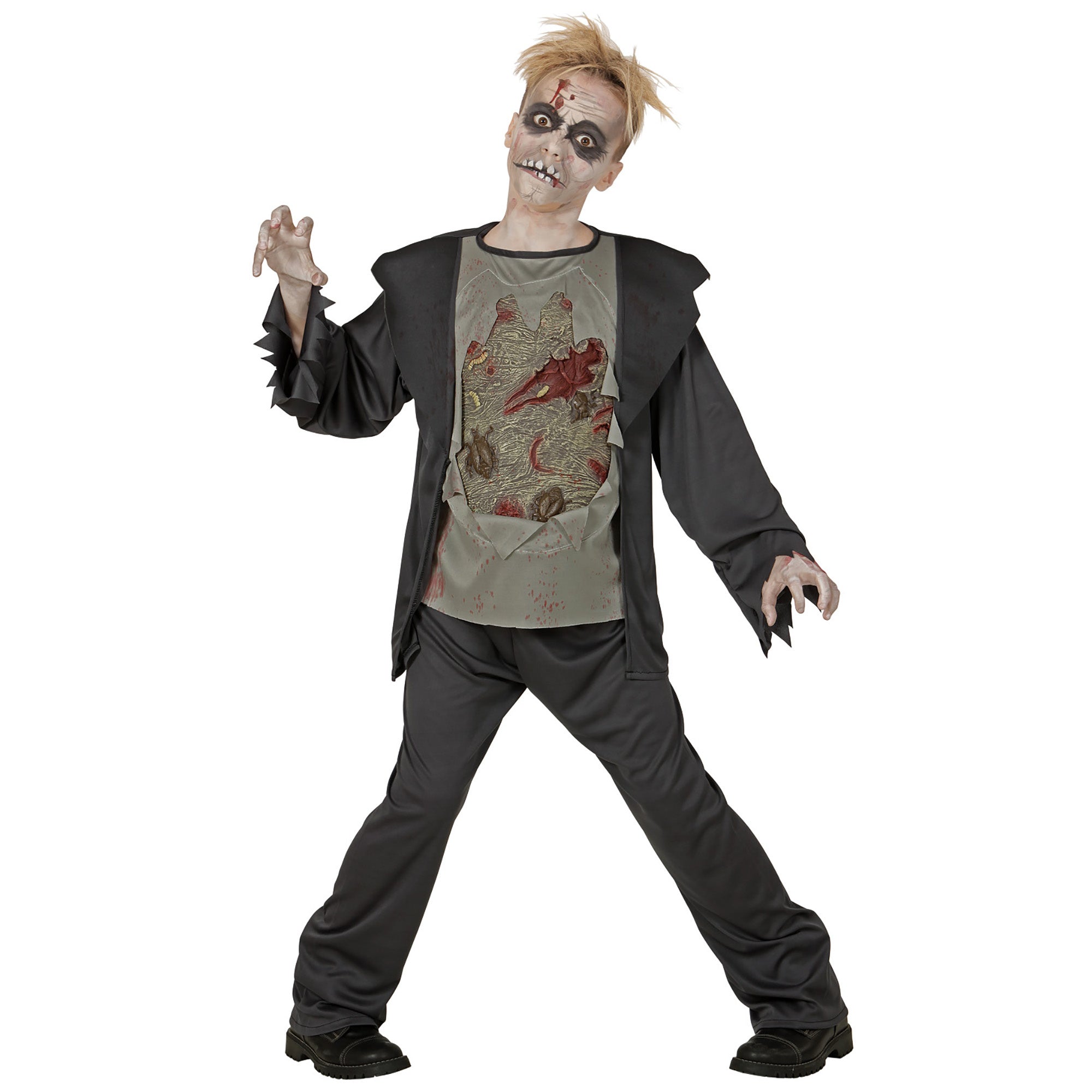 Griezelig zombie kostuum voor Halloween