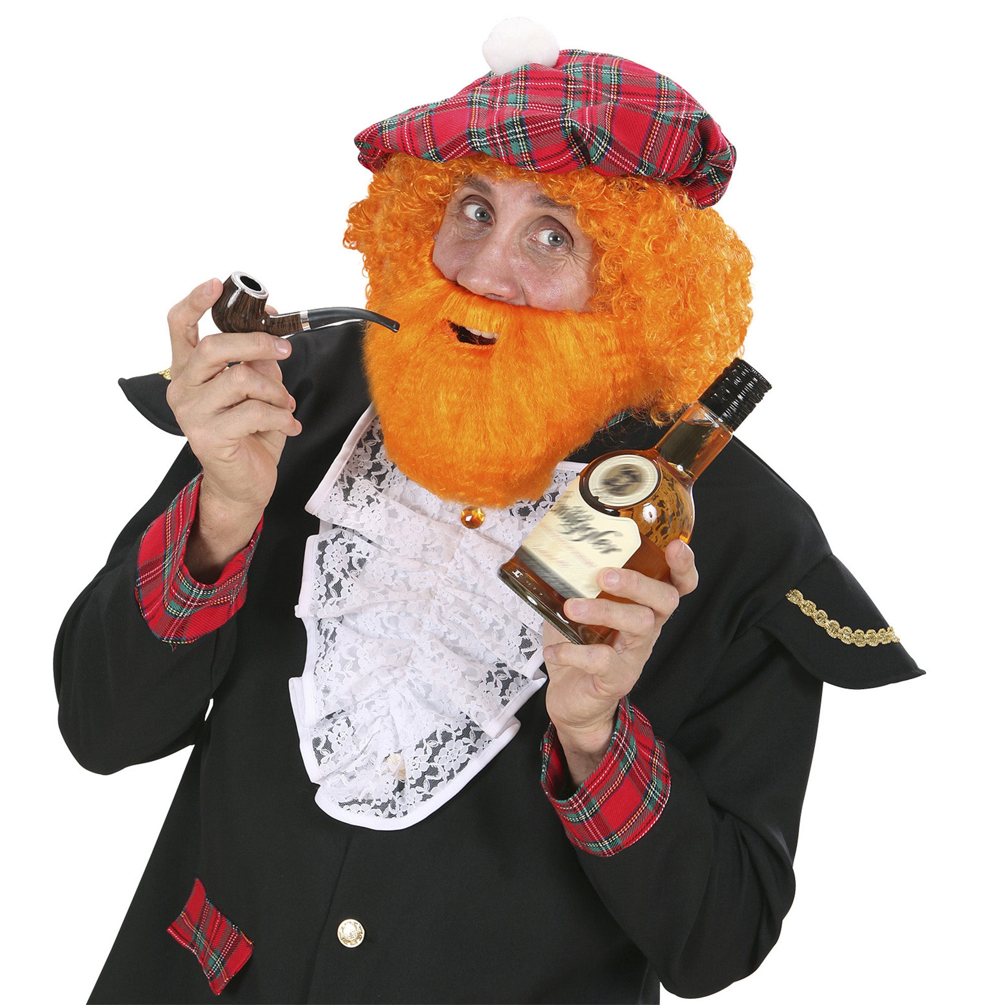 WIDMANN - Schotse baard en snor voor volwassenen - Accessoires > Snorren > Baarden