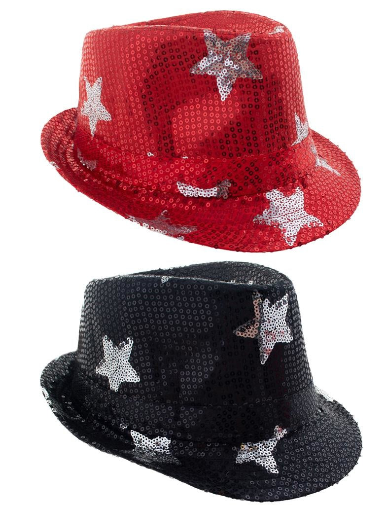 Leuke Blues Brothers hoed met sterren in verschillende kleuren