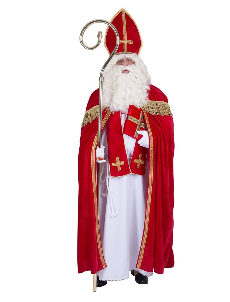 Sinterklaas Kostuum | Weldoener Sint Nicolaas | Man | One Size | Sinterklaas | Verkleedkleding