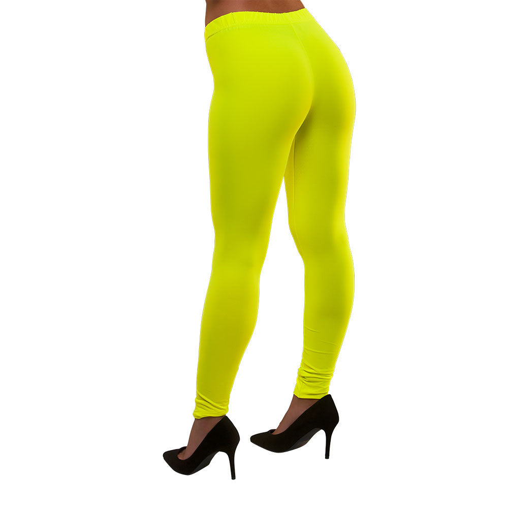 80's Neon gele legging Maud