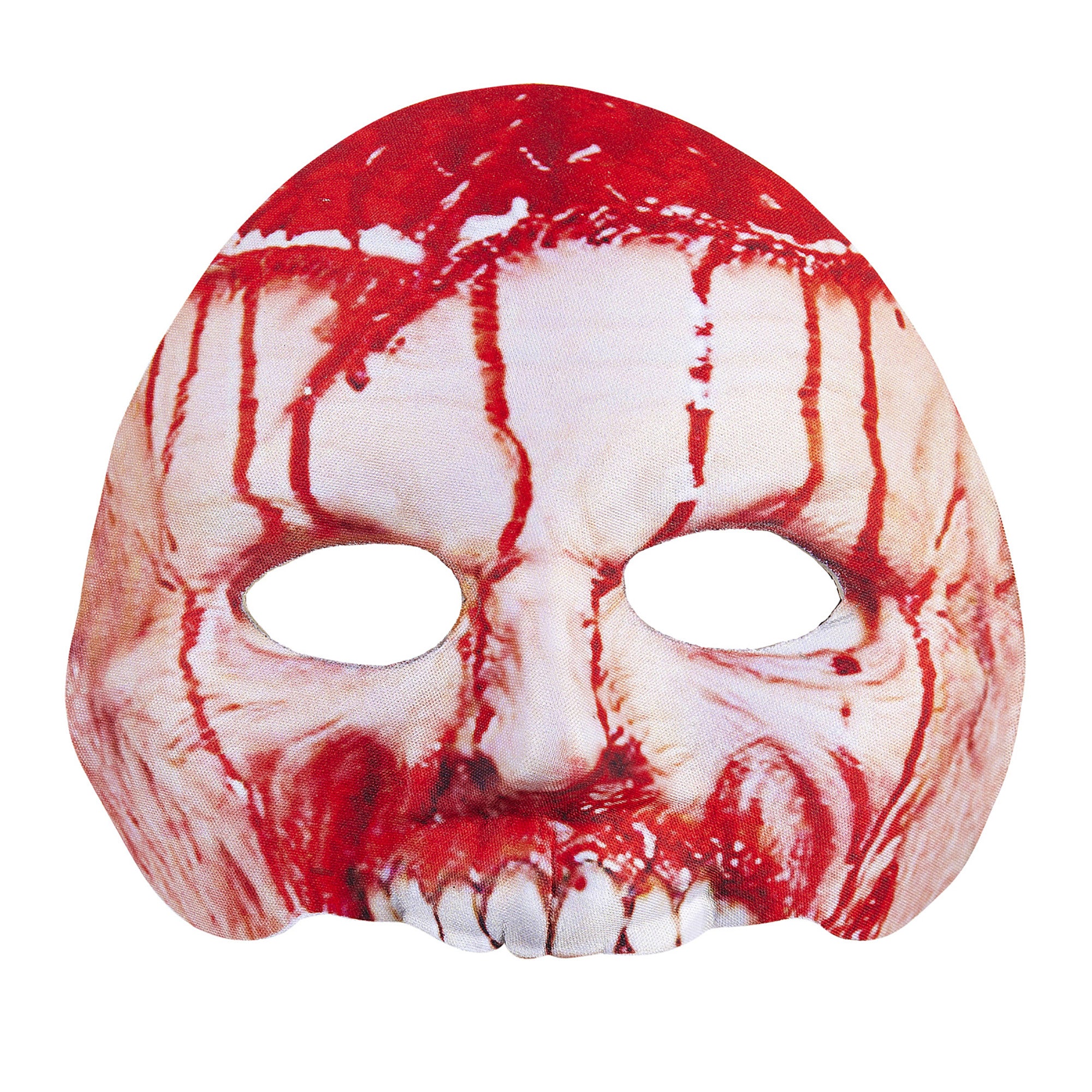 Angstaanjagend Psycho masker met veel bloed voor Halloween