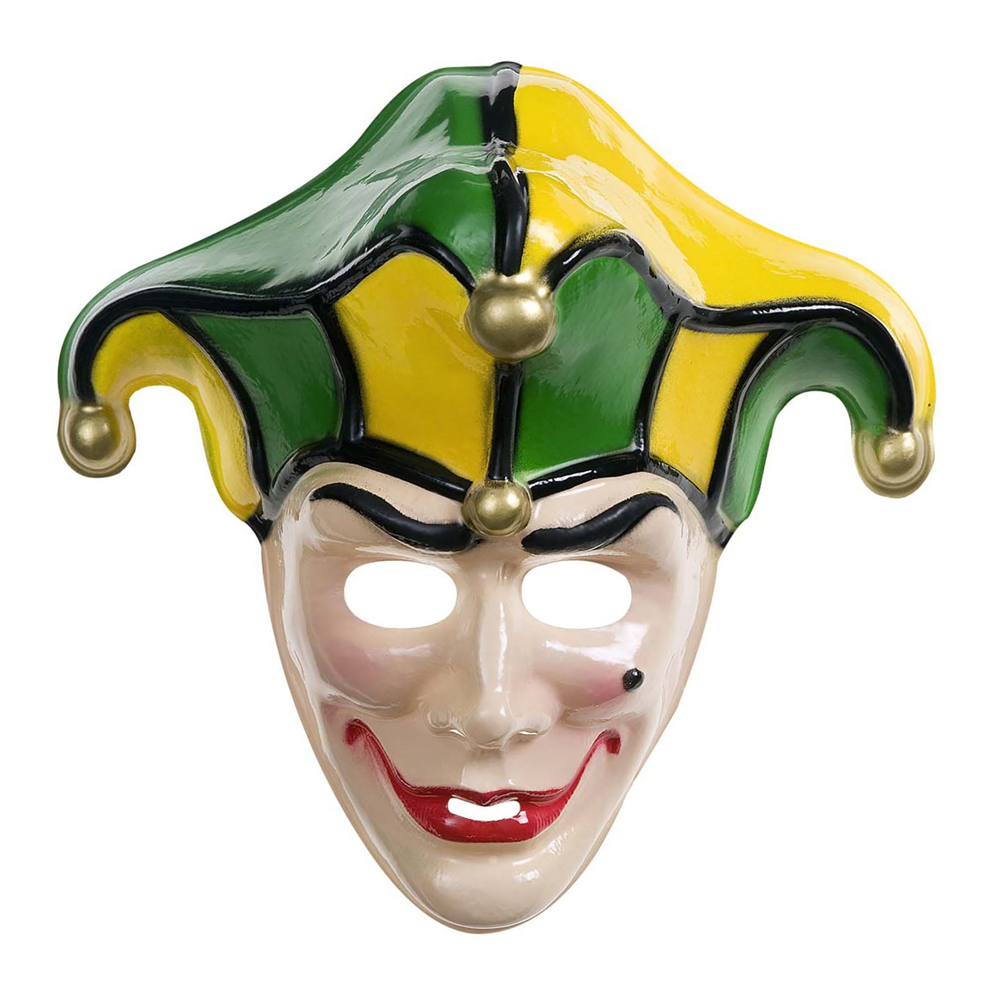 Joker of Harlekijn maskers voor carnaval