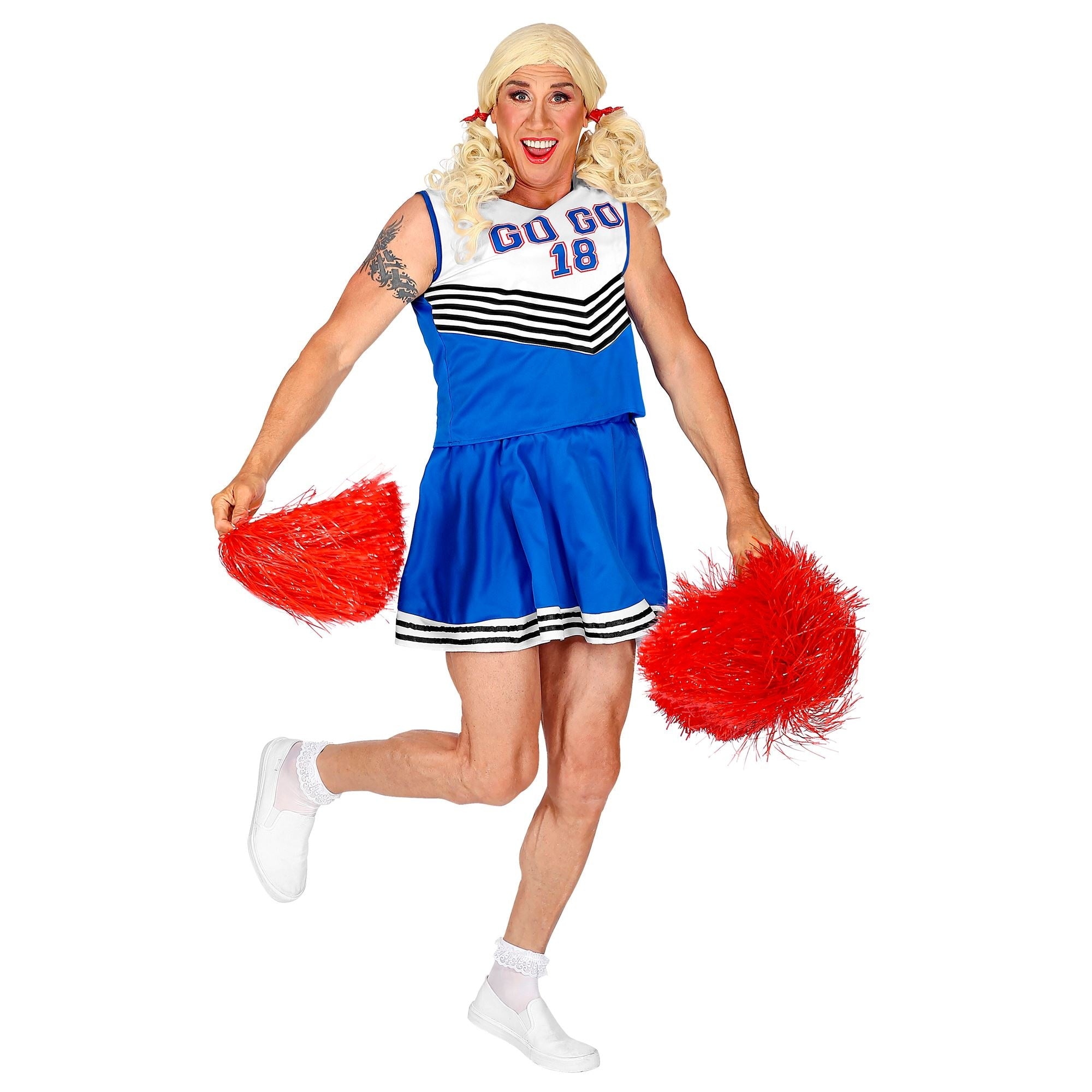 Fout Cheerleader Kostuum Man