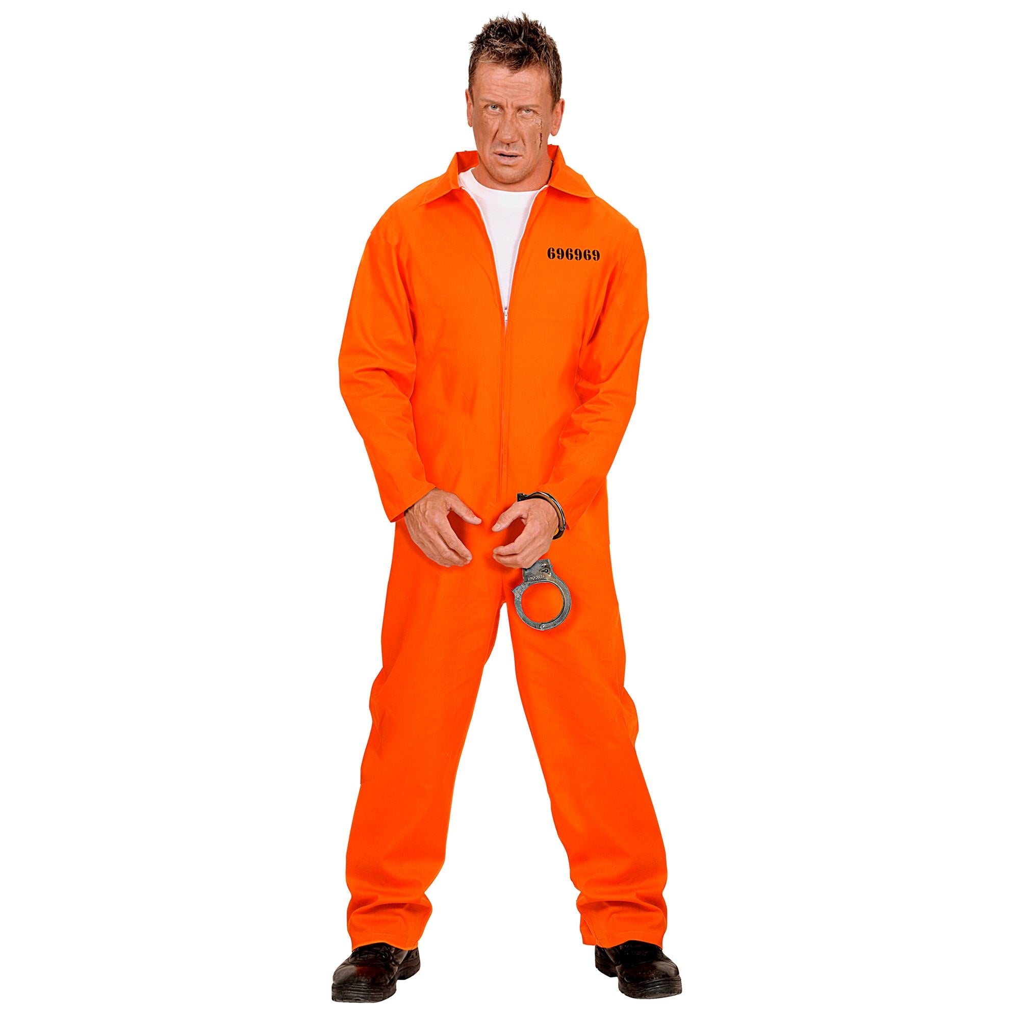 WIDMANN - Gevangenis kostuum voor mannen - XXL